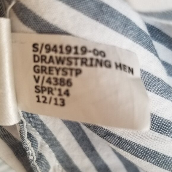 GAP Shirt Dress Long Sleeves Gray Stripe Size Small Tall - Picture 6 of 9